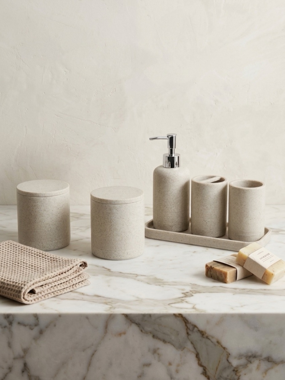 Bathroom Accessories 6-Piece Set